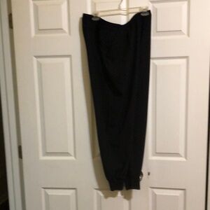 Chico's Elegant Black Ankle Pants Joggers 2.5